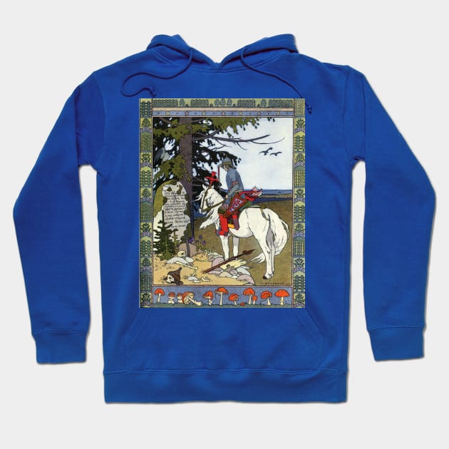 Prince Ivan, The Firebird and the Gray Wolf - Ivan Bilibin Hoodie by forgottenbeauty